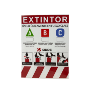 ROTULO PARA EXTINTORES CLASE ABC ROT-EXTINTOR TEKLINK