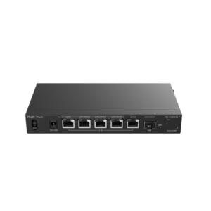 ROUTER CLOUD RUIJIE REYEE 5-RJ45 (4POE+) 2.5G 1-SFP 10G 400 USUARIOS MULTIWAN RG-EG406XS-P