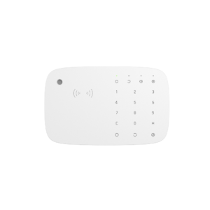 TECLADO TACTIL CON SIRENA INCORPORADA, LECTOR TARJETAS PASS Y TAGS, BLANCO AJAX 28296.91.WH3