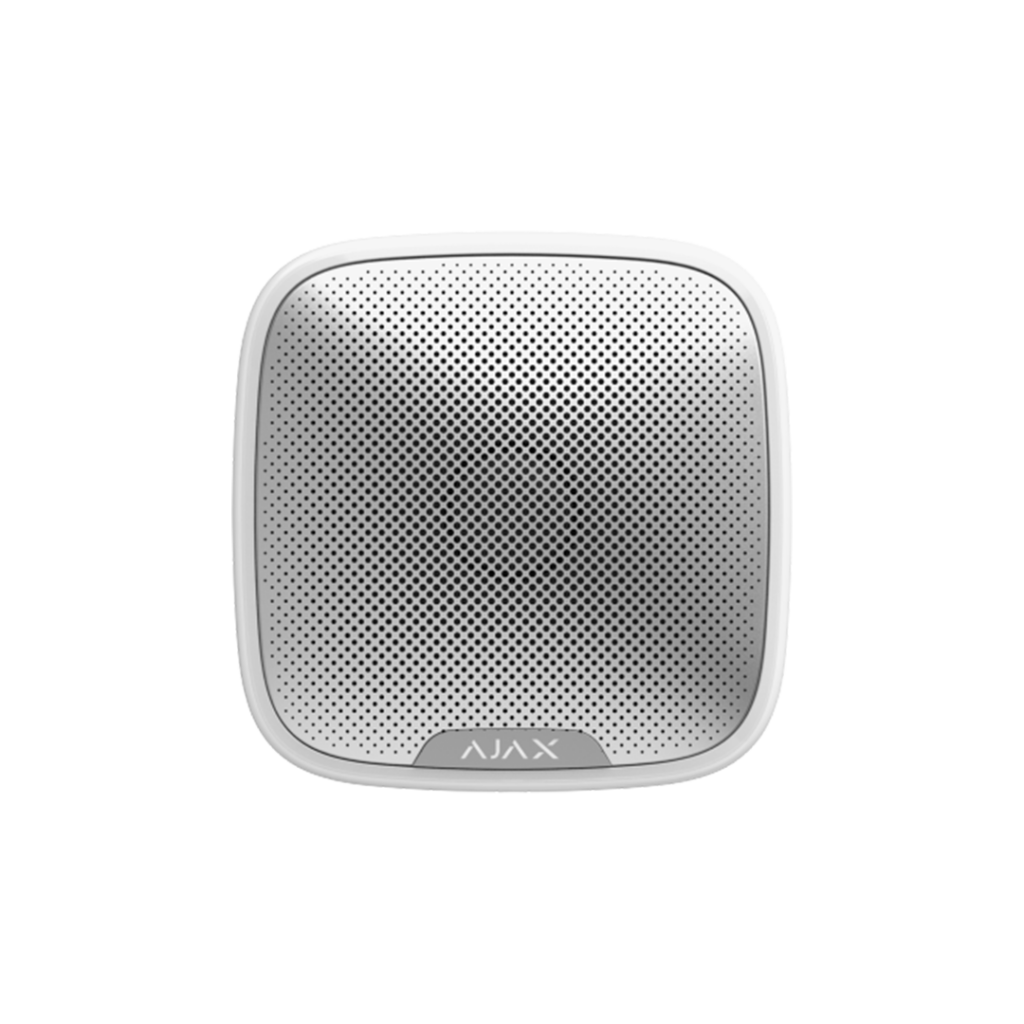 SIRENA EXTERIOR 85 A 113DB CON LUZ LED BLANCA STREETSIREN AJAX 28315.07.WH3