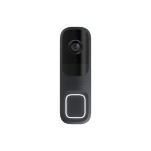 VIDEO PORTERO 4 MEGAPIXELES ANGULO 155 SENSOR PIR NEGRO DOORBELL AJAX 116886.125.BL3