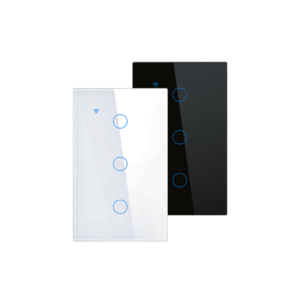 APAGADOR INTELIGENTE NEGRO  WIFI NEGRO 3 LUCES 400W TEKLINK TUYA TK-TY-U3