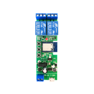 RELE INTELIGENTE WIFI 12-24VDC, 2 CONTACTOS DE SALIDA HASTA 10A TEKLINK TUYA TK-TYWB-2CH