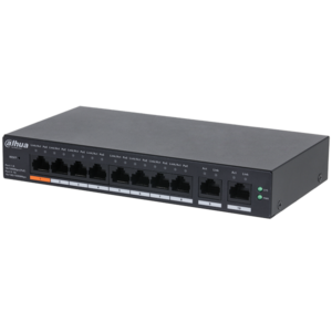 SWITCH CLOUD DAHUA 8 POE 100MBPS + 2 UPLINK GIGA 60W CS4010-8ET2GT-60