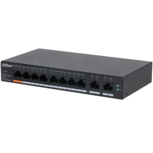 SWITCH CLOUD DAHUA 8 POE GIGA + 2 UPLINK GIGA 60W CS4010-8GT-60