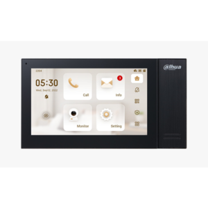 PANTALLA VTH -NEGRO- DAHUA  [NO TIENE POE] 7 PULGADAS PARA VTO2111  KTP02 - DHI-VTH2421FB